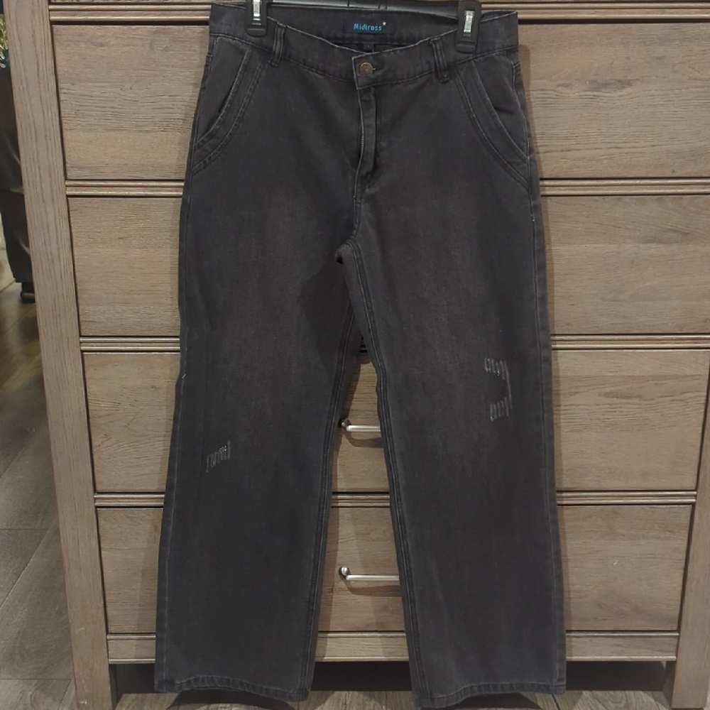 Women's Black Wide Leg Jeans